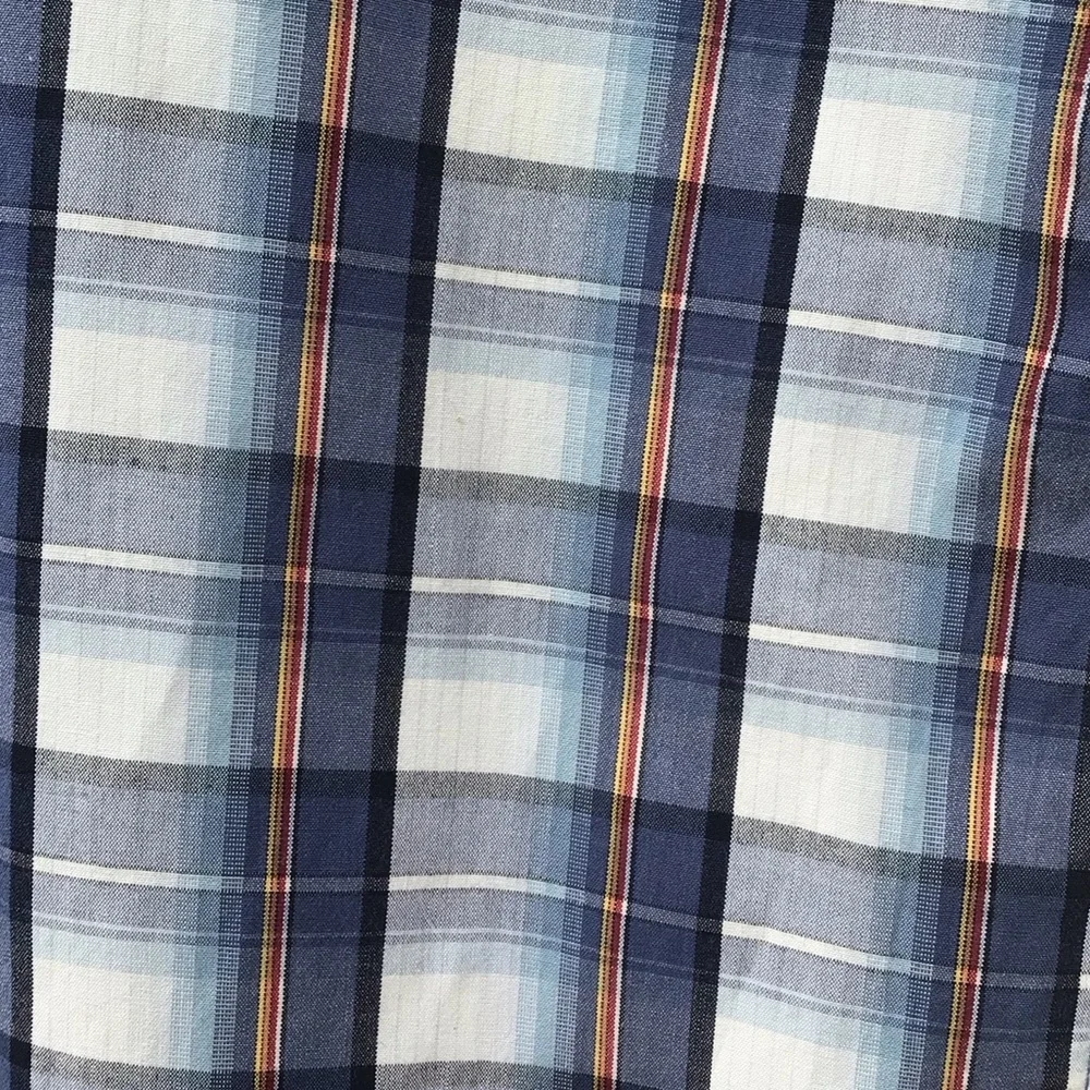 Y2K vintage western style skater vibe short sleeve snap button front Plaid Shirt